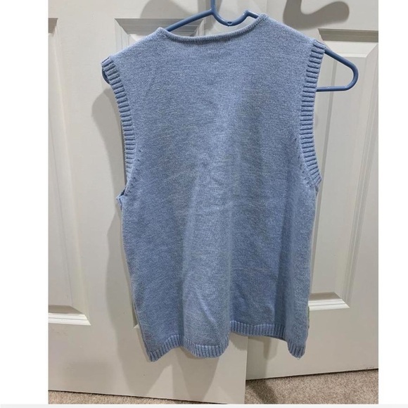 Appleseed's Light Blue Vest with Floral Embroidery - Picture 5 of 6